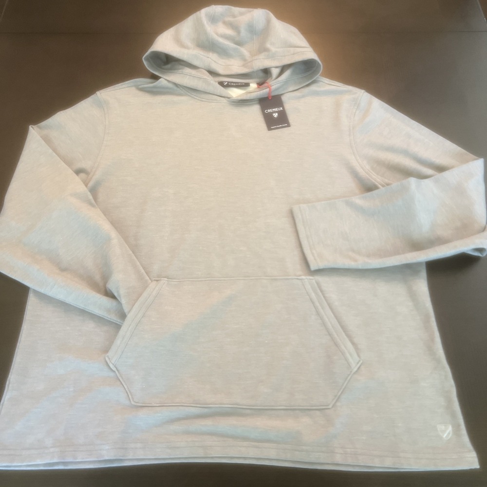MEW-Daniel Cremieux "38"~XXL~Hoodie Men's Drawstring Hood Lt Gray